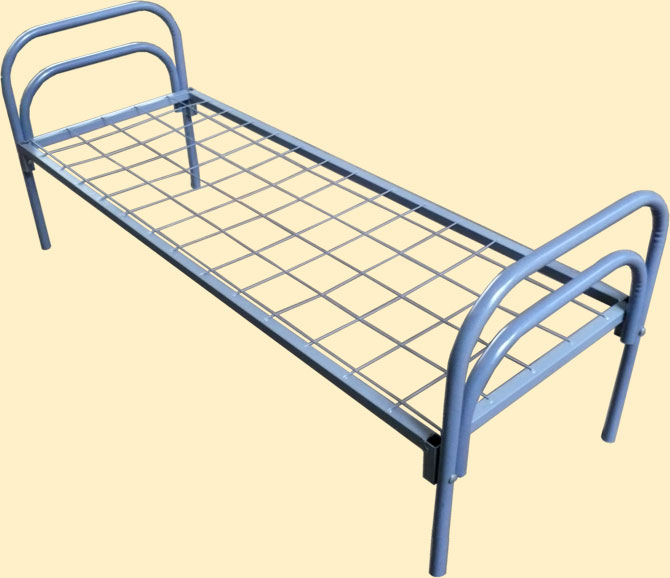 Кровати с металлическими сетками, Двухъярусные кровати с лестницами